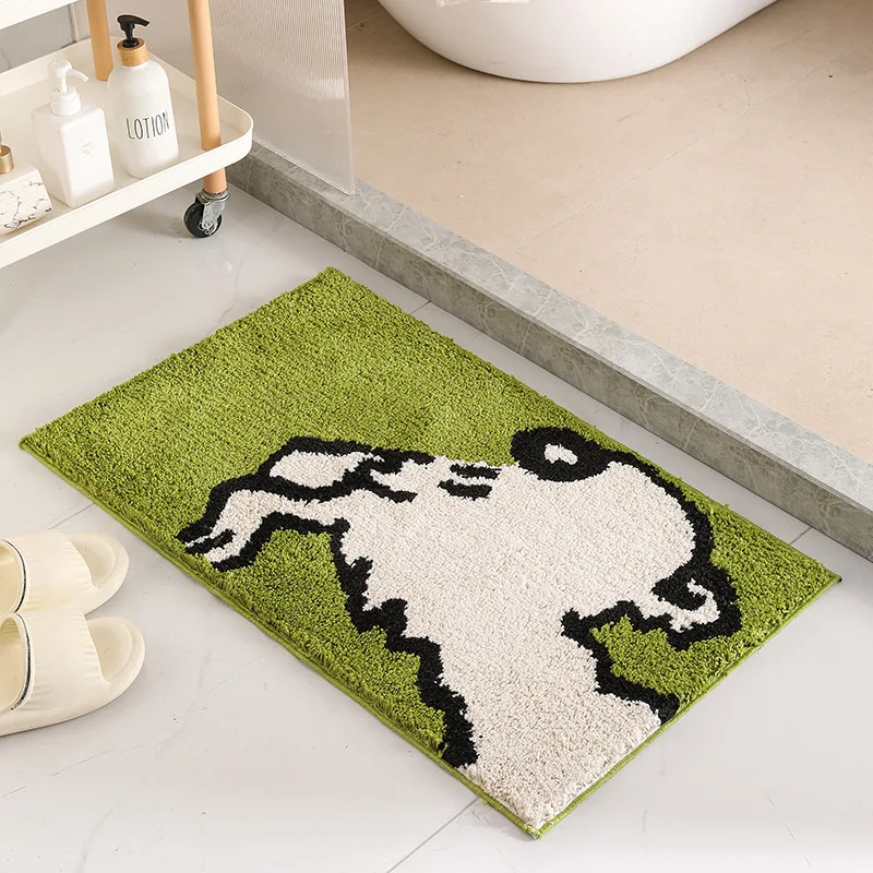 Creative Cartoon Bathroom Non-slip Floor Mats Entrance Door Floor Mats Stain-resistant Kitchen Bathroom Water Absorption