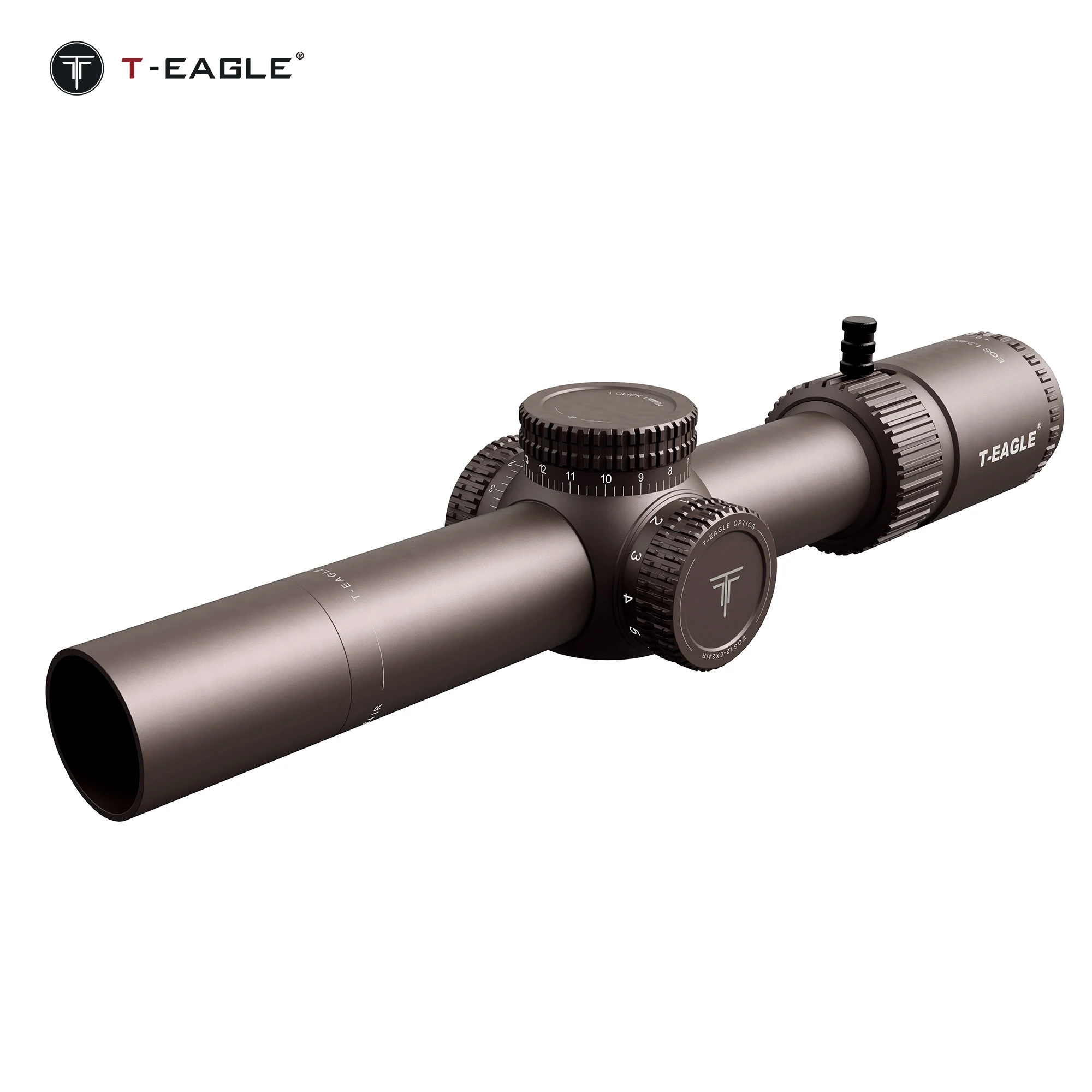 T-EAGLE EOS 1.2-6 X24 IR Tactical Riflescope Spotting Scope For Rifle Hunting Optical Collimator Air Gun Sight Red Green Light rifle scope