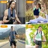 Sweat Wiping Gym Towel, Running Basketball Quick Drying Towel, Shawlable Bath Towel, Can be used for Camping, Outdoor, Yoga 4