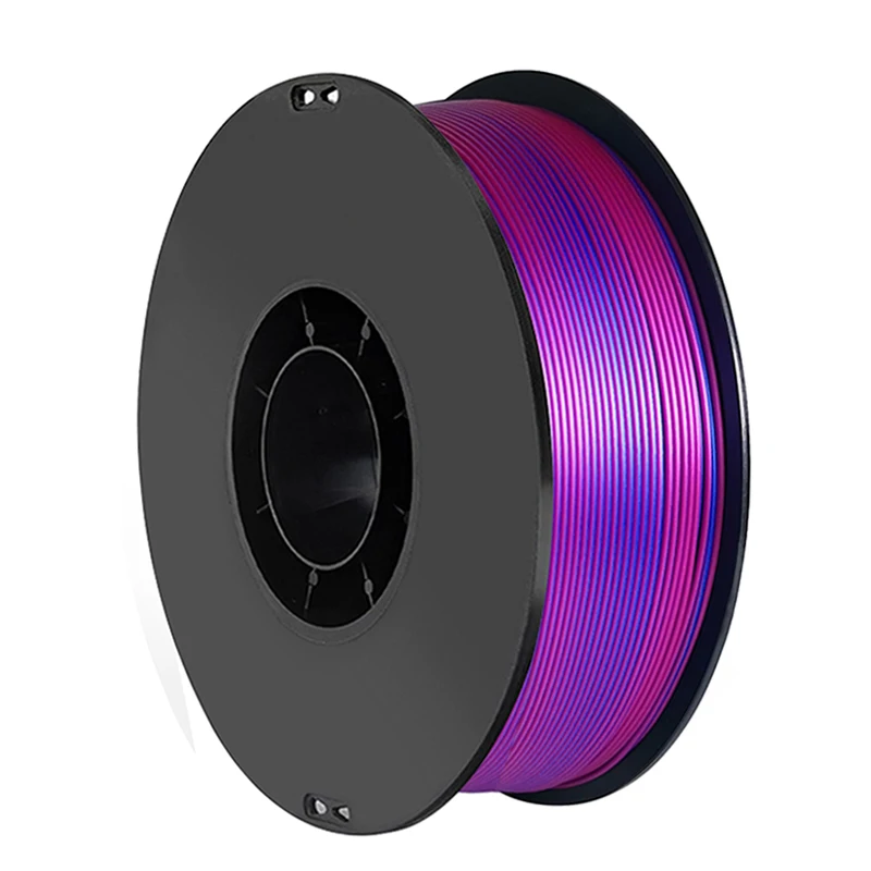 Dual Color Silk PLA 3D Printer Filament - Blue & Purple Red (Available in 200g, 500g, 1Kg)