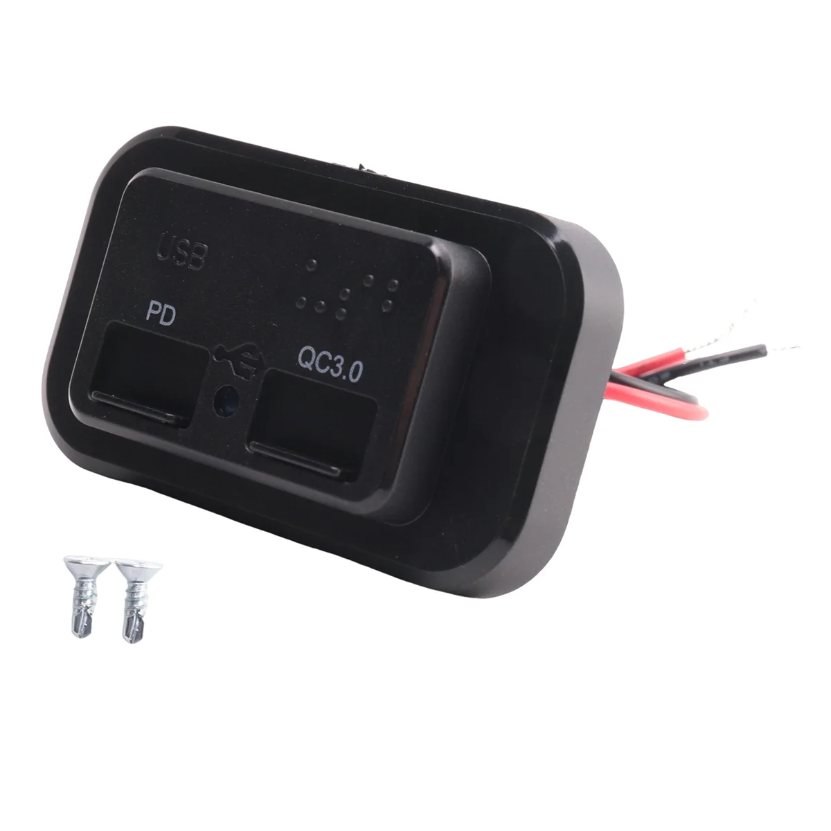 A02R USB + PD 차량용 충전기 소켓 12V/24V USB 충전 분배기 콘센트 오토바이 캠핑카-트럭 ATV 보트 자동차 RV 용 전원 어댑터