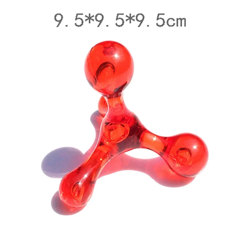 Mini Manual Massager 4 Balls Arm Back Leg Relaxation Head Foot Acupuncture Point Massager Relax Acupressure Health Massage Tools