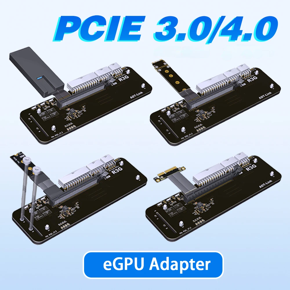 egpu-adaptateur-m2-nvme-pci-e-tage-vers-pcie-x16-pour-ordinateur-portable-externe-cartes-de-fouille-cable-d'extension-riser-pci-e-40-tage-pleine-vitesse