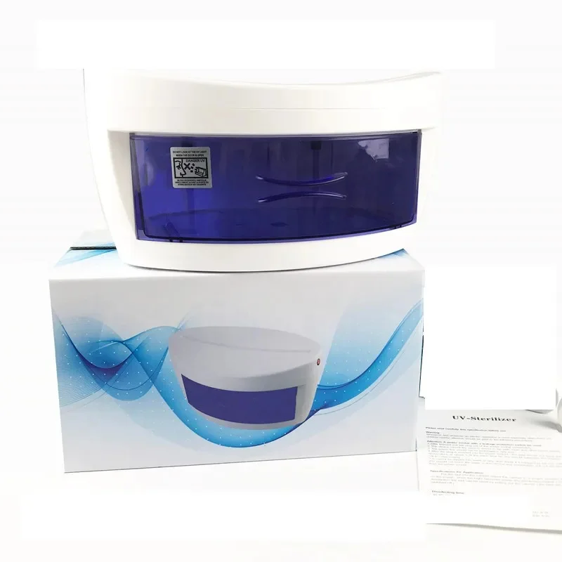Nail Art Tools Nail Tool Sterilizer Manicure Tool Disinfection Box Electric Disinfection Box UV Sterilizer for Instruments Disinfection Nail Tool UV Disinfection Steriliser Cabinet Drawer Beauty Portable Disinfector