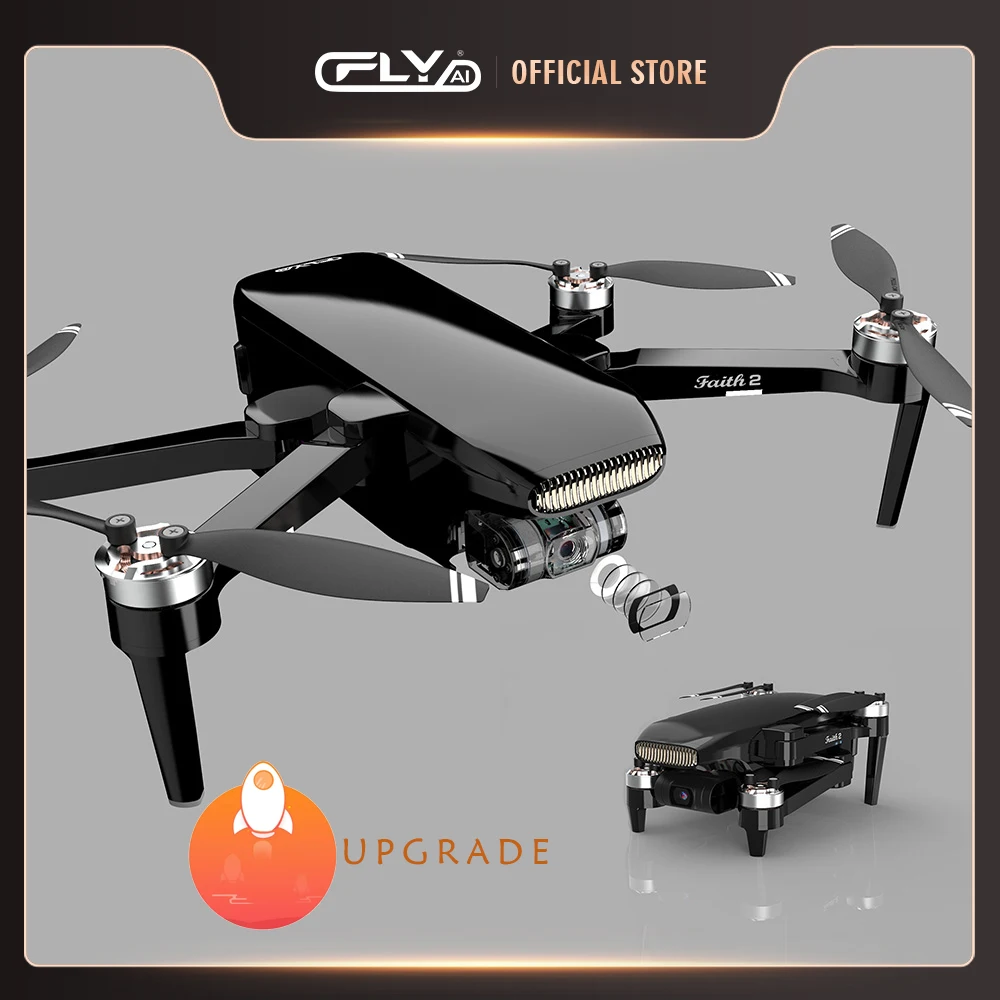 CFLY Faith 2 PRO GPS 3-осевой карданный fpv Дрон Квадрокоптер C-FLY Faith2 складной вертолет 4K