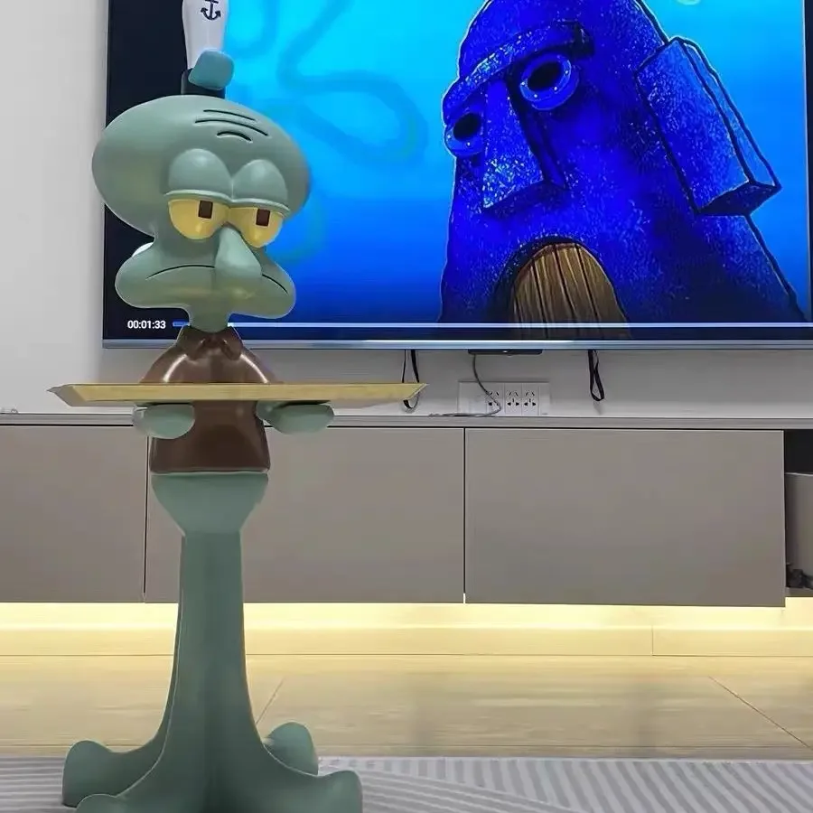 Octopus, Tray, Art, Ornament, Living Room, TV Cabinet, Bedroom, Home, Floor, Opening, Decoration, Shelf