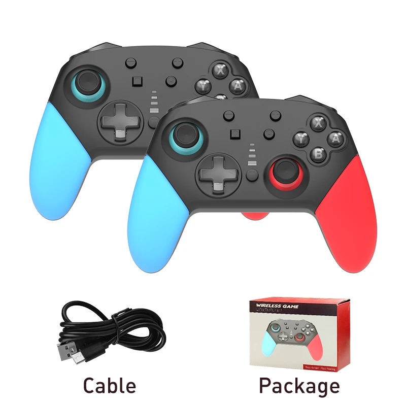 DATA FROG Kawaii Wireless Gamepad Compatible Nintendo Switch Console Turbo Game Controller with Headphone jack for Switch Lite 