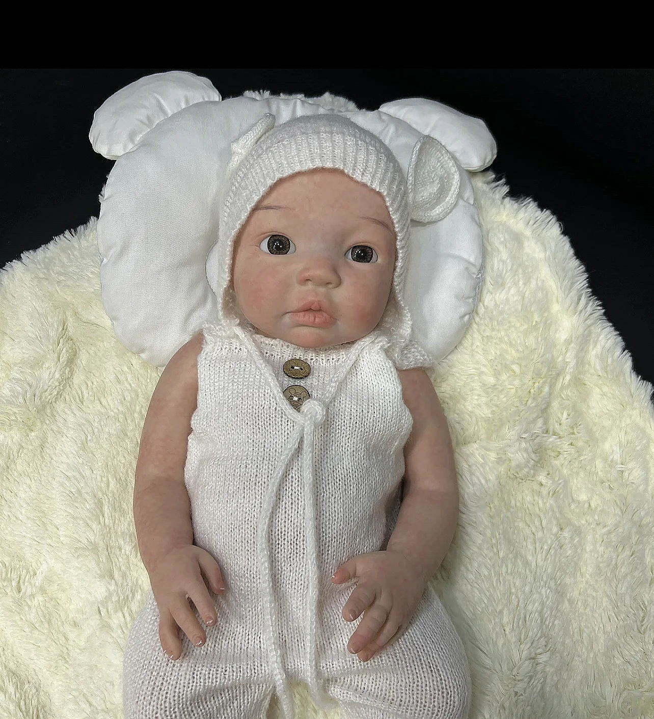 Full Solid Silicone 18 Inch Reborn Bebe реборн Handmade Silicone Baby Doll  Soft Realistic boneca bebê reborn de silicone Gifts - AliExpress