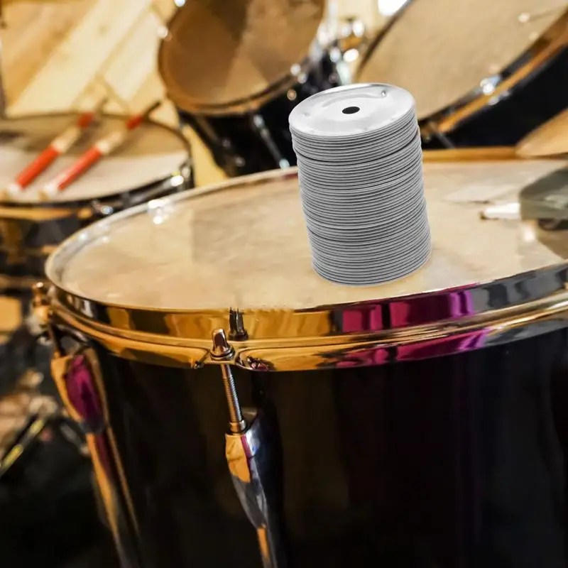 Tambourine Ring Cymbals Replacement Stainless Steel Tambourine Ring Cymbals Ching Bell Drum Accessories Replacement Drum
