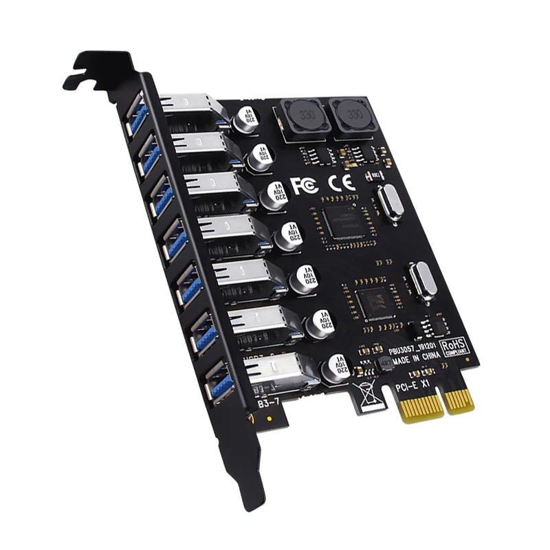 Adaptador USB 3.0 PCI E Express, 7