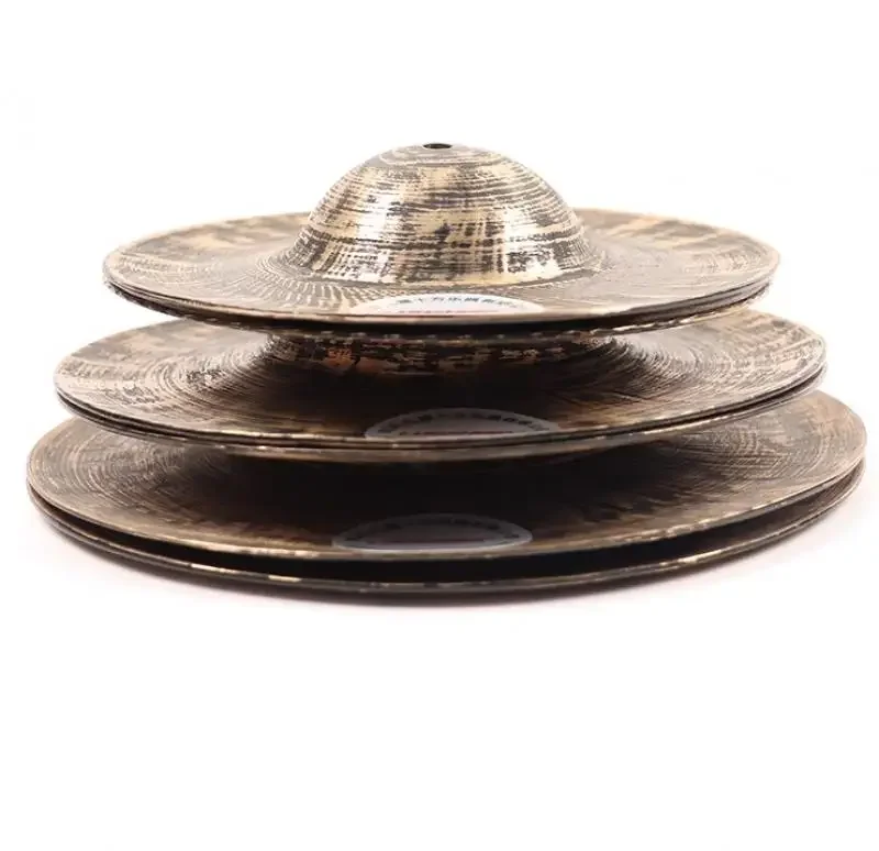 Chinese Traditional Bronze Small Cymbals Folk Stage Performance Professional Percussion Instrument Small Cymbals