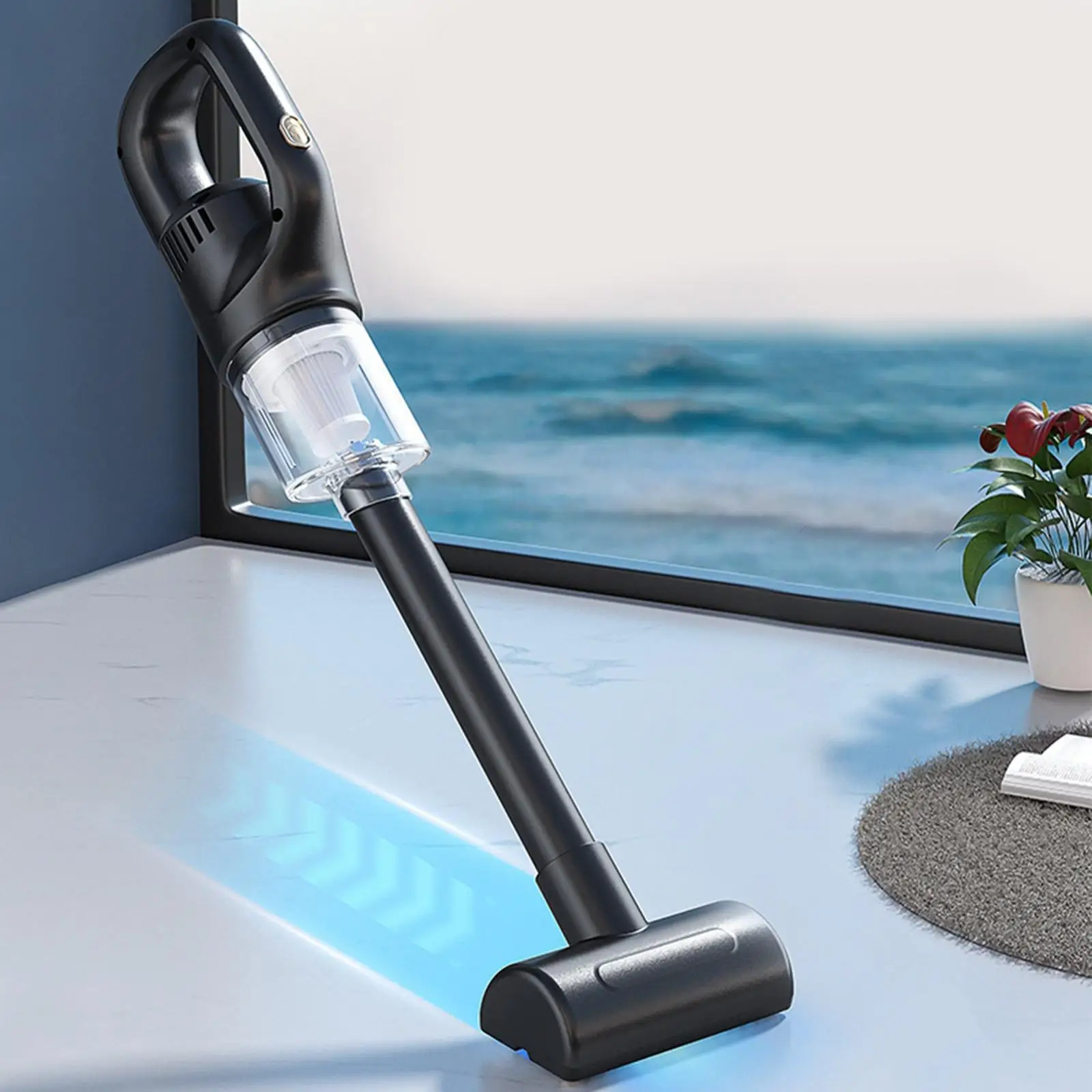 Aspiradora mano para el hogar y el coche, de doble uso, 50Kpa, lavable, filtro, 120W, pequeño, desmontable, Cubo de polvo - AliExpress