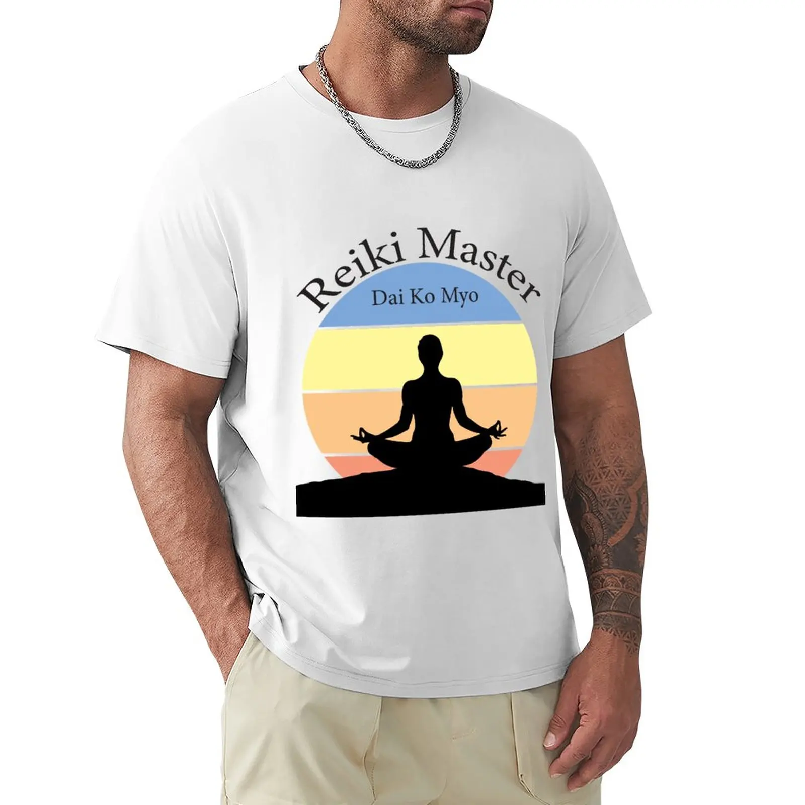 

Reiki Master tee T-Shirt heavyweights quick drying men clothings