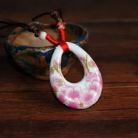 Colliers et pendentifs en céramique pour femmes, bijoux à la mode, vente en gros, livraison directe, #1119 3
