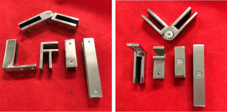 Description Picture 5 of item180 Degree Rotary Clamp Bracket Pool Fencing Balustrade Adjustable Corner Bracket Glass To Glass Corner Clamp