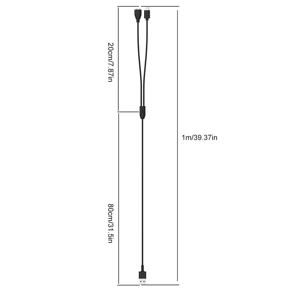 2  1 ׳ƽ   USB C ̺, 5V 1000MA  ̺  ڵ, Delupe/Yawpet  Ʒ ̿