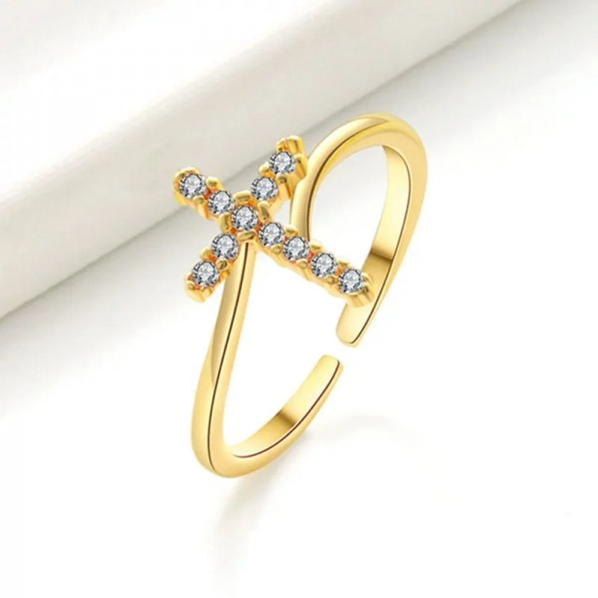 Rhinestone Cross Jewelry Set 2