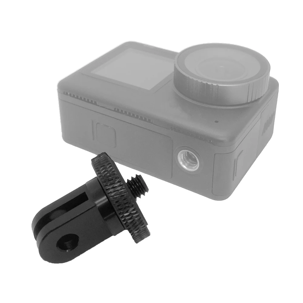 Aluminum Alloy Tripod Adapter 1/4" Metal Mount For GoPro Hero 13 12 11 10 9 Insta360 X5 X4 X3 DJI Osmo Action Camera Accessories