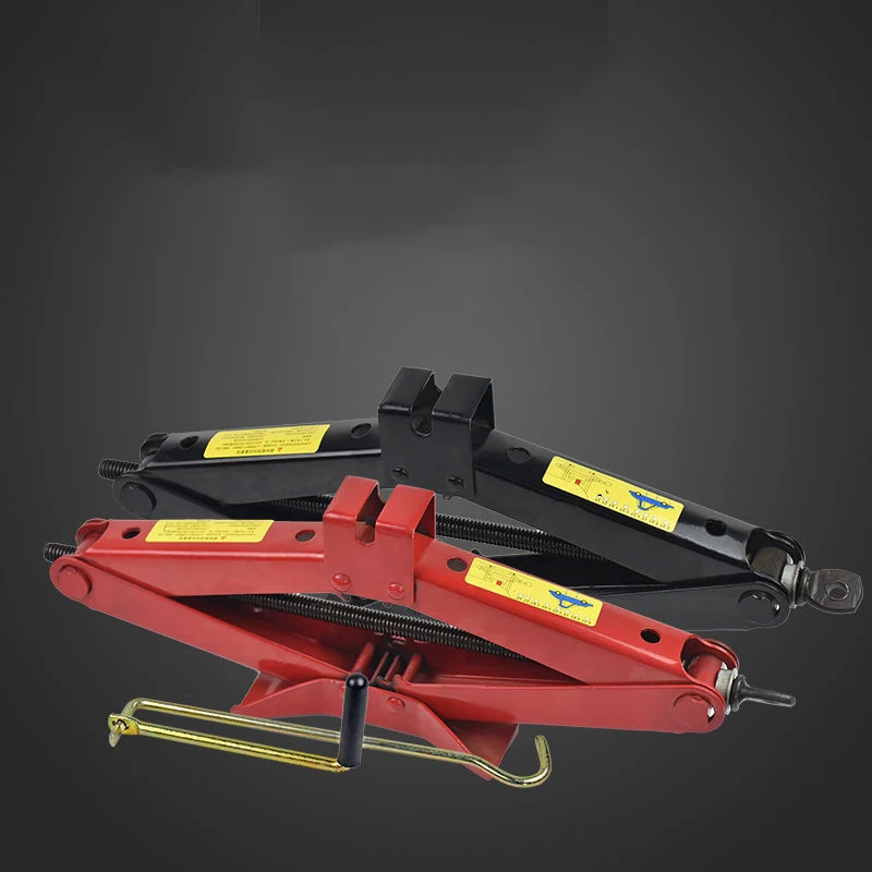 FoldableScissorCarJack2THeavyDutyQuickLiftManualCarJackLift