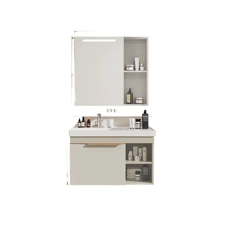 Smart mirror box bathroom cabinet storage large capacity bathroom cabinet combination