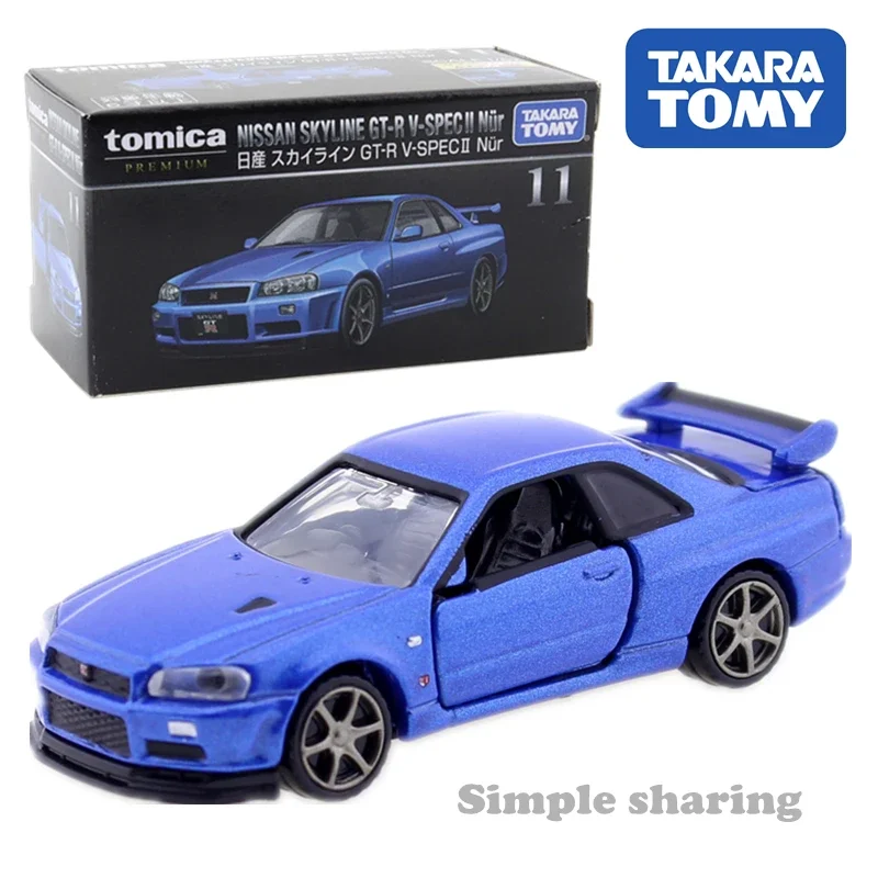 

Takara Tomy Tomica Premium 11 Nissan Skyline GT-R V-SPECII Nur 1:62 Car Alloy Toys Motor Vehicle Diecast Metal Model