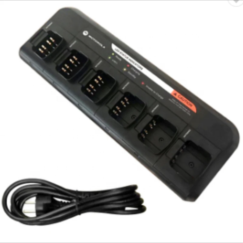 

6 way Multi United charger NNTN8463 for xpr3300e two radio walkie talkie
