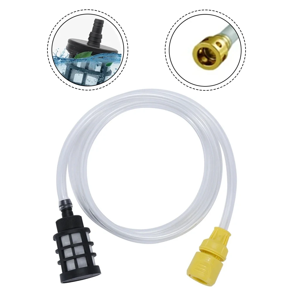 1.5-meter Hose Self-priming Water Inlet Pipe For Karcher K2 K3 K4 K5 High-pressure Washing Plastic Self-weight Water Inlet Pipe