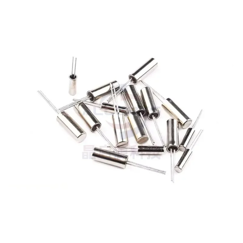 Various Loading Quartz Crystal Oscillator 2*6 3*8 32.768KHz Direct Plug Round Rod Piezoelectric Clock Crystal Resonators