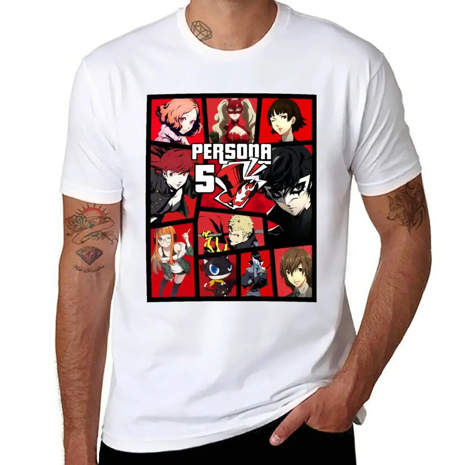 

PERSONA 5 T-Shirt aesthetic clothes plus sizes vintage clothes heavyweight t shirts for men