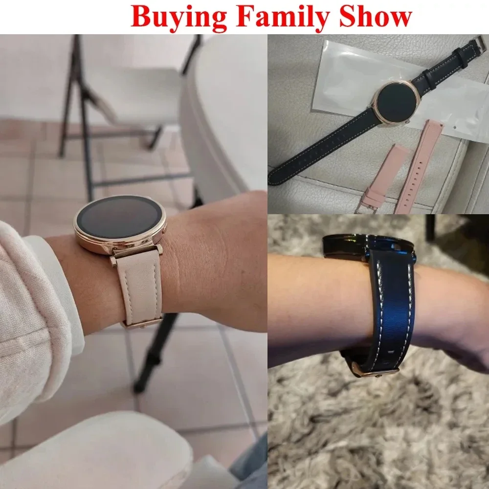 Luxury Leather Watch Band - Elegant 18mm Strap