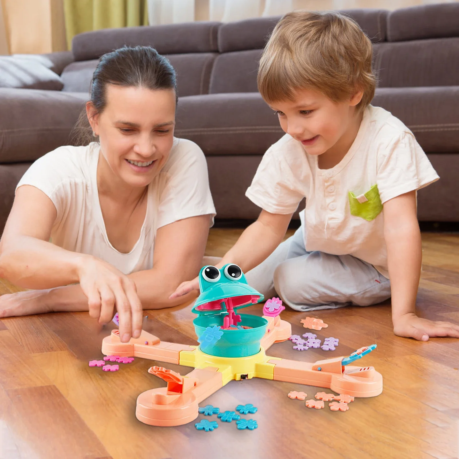Electric Interactive Frog Toys for Children Party Game Multiplayer Educational Parent-Child Game Kids Birthday Xmas Gifts 2