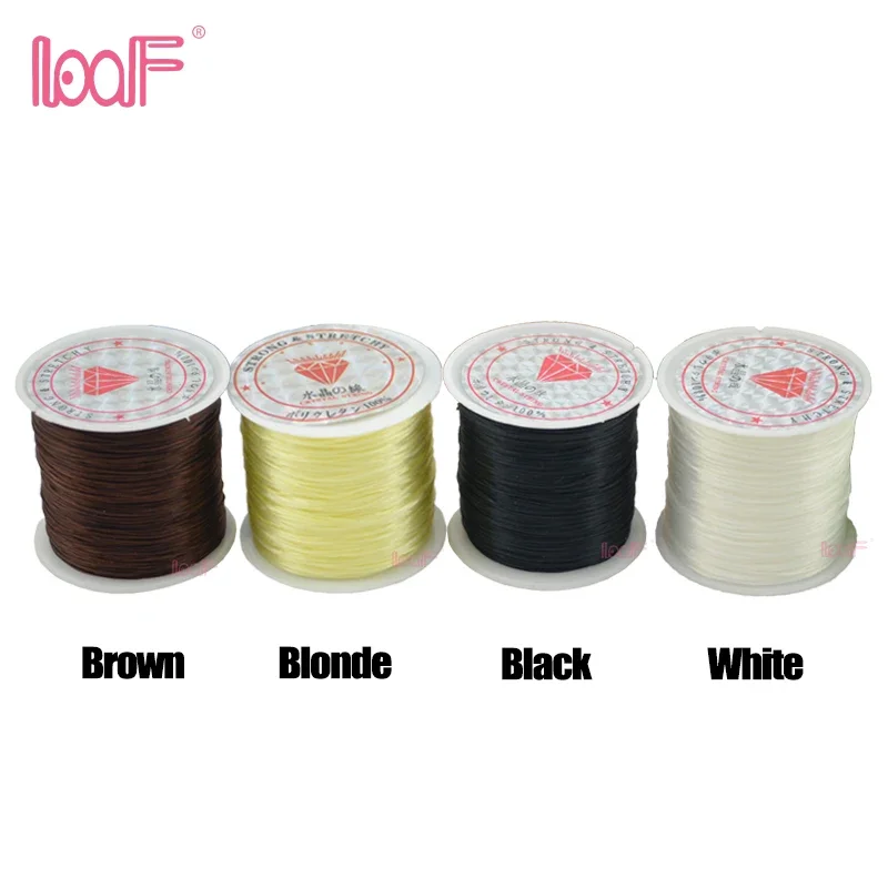 Stretchy Elastic Beading Crystal String Cord Thread Jewelry Hair Extension Making Tools 1 piece 80m/roll 0.8mm hair styling tool,hair styling tools