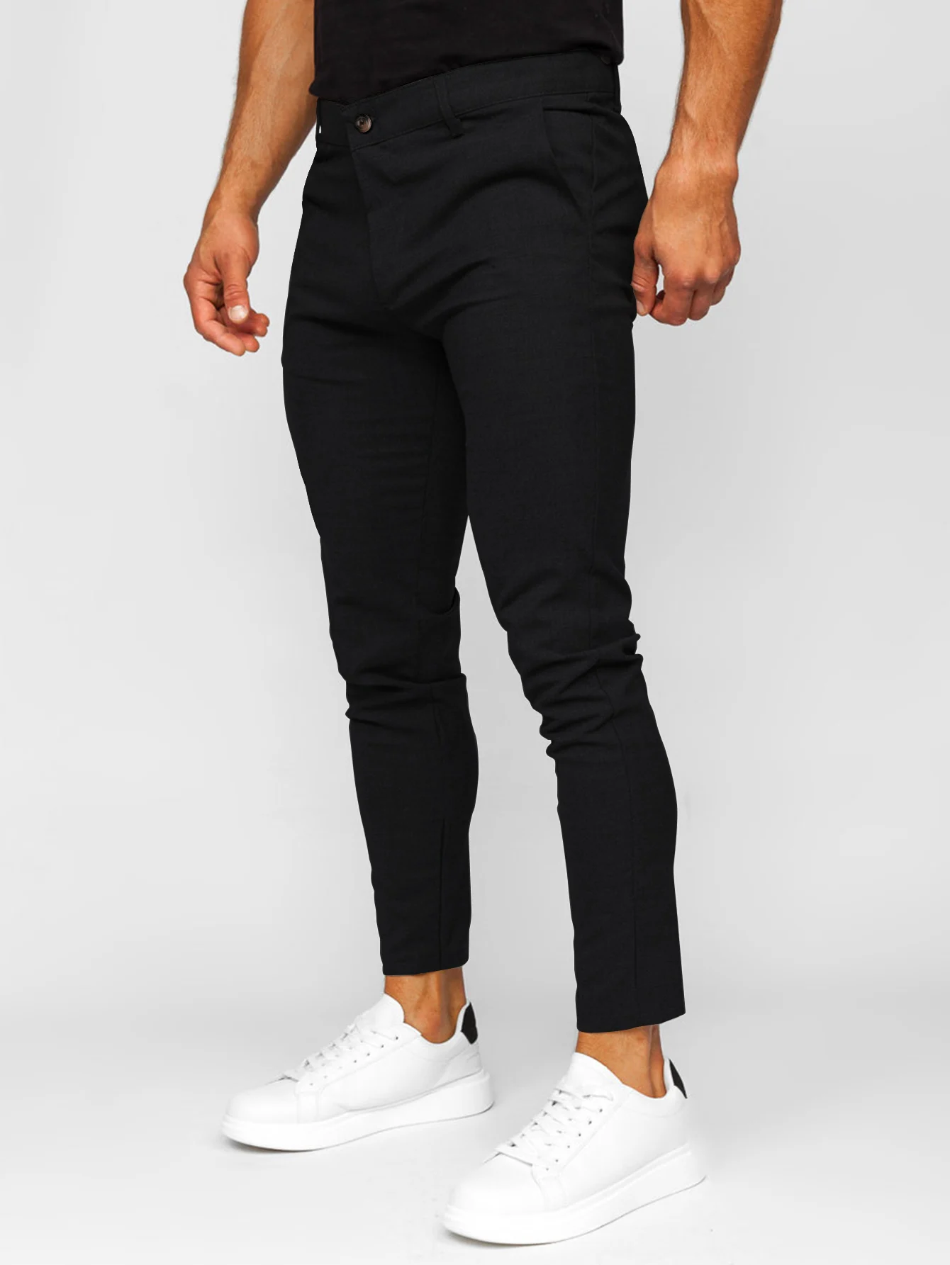 SolidColorSlimMensPantsEuropeAndTheUnitedStatesStyleFashion