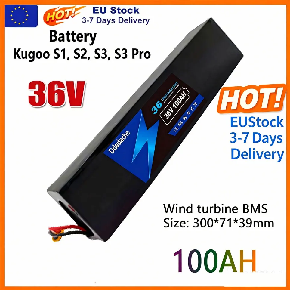 Upgraded Rechargeable 10S3P 36V 10000mAh 42V Electric Battery Pack 18650 Lithium M365 for XT60-JST XT30-JST XT60-SM XT60 plug