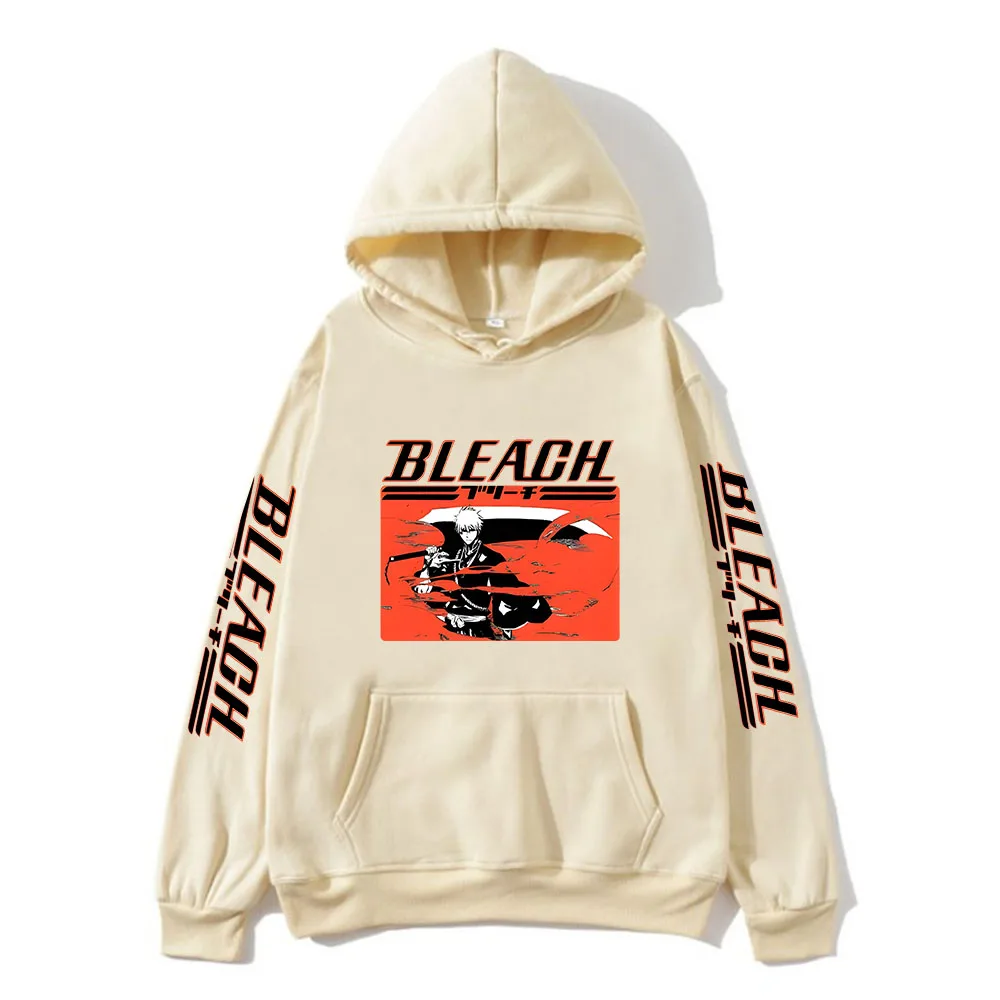 Kurosaki Ichigo Hoodie Anime Bleach Graphic Sweatshirts Unisex