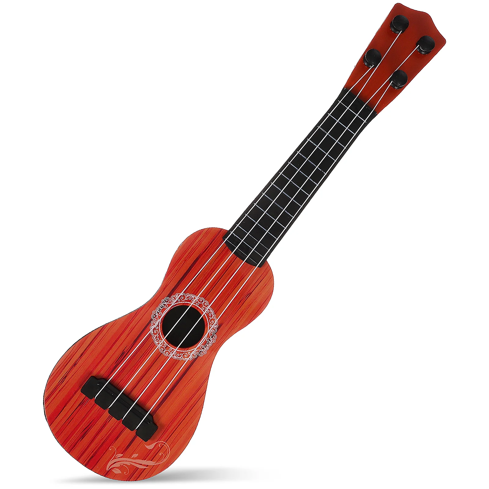 

Ukulele Music Instrument Ukulele Acoustic Small Guitar Wood Like Grain Ukulele 4 String Guitar Kids Beginners Gift 38Cm 15In