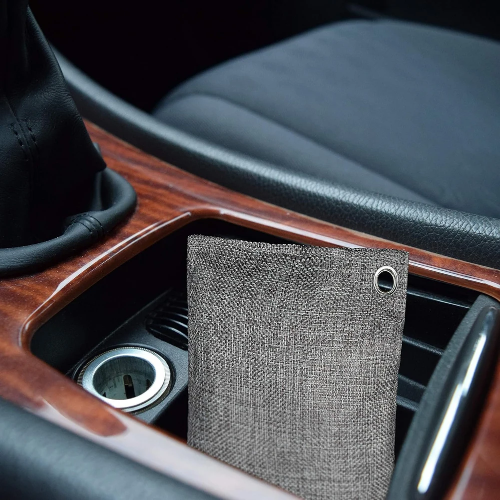 Bamboo Charcoal Air Purifying Bags 2x200g Nature Fresh Air Purifier Bags Reusable Odor Absorber Moisture Absorber for Car Closet