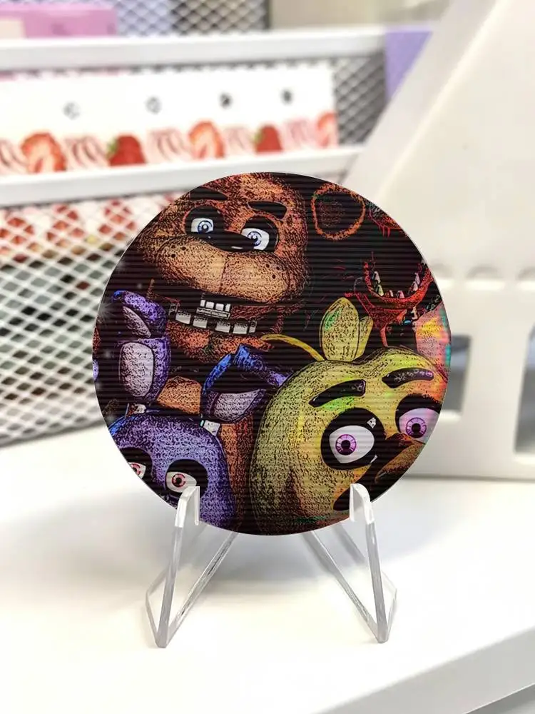 FNAF Five Nights at Freddy's Collectible Tinplate Button Badges for Clothing and Backpacks