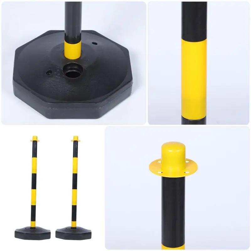 Traffic Delineator Post Cones Movable Traffic Pile Safety Warning Barriers Adjustable Safety Barriers Warning Column