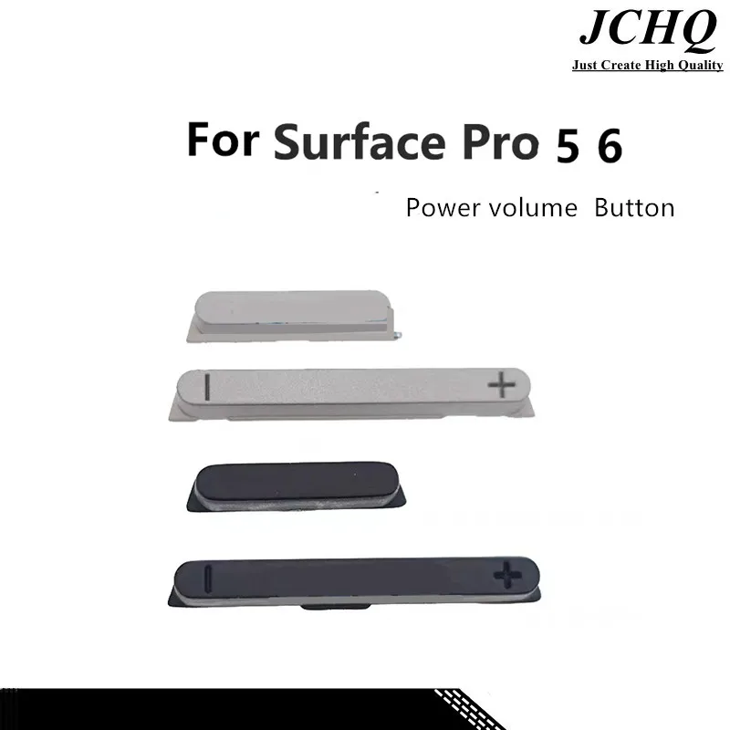 

JCHQ для Surface Pro 5 6 Кнопка питания Боковая кнопка громкости черная и серебристая