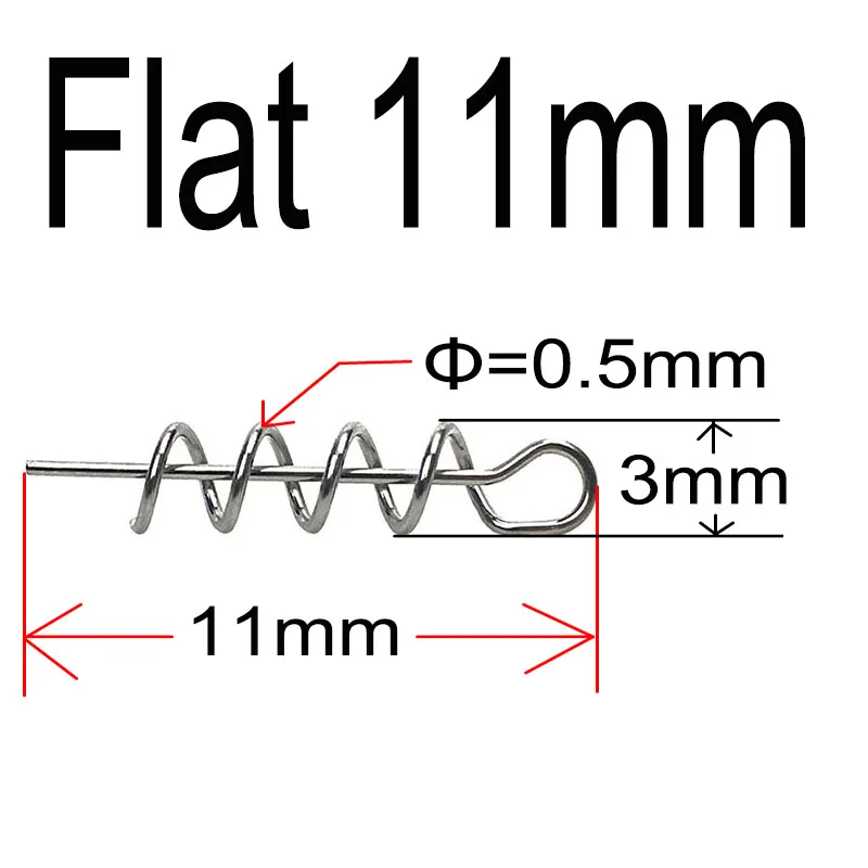 Enhanced Stainless Steel Fishing Spring Lock Connectors (20/50/100 pcs)