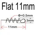 Flat 3-11mm