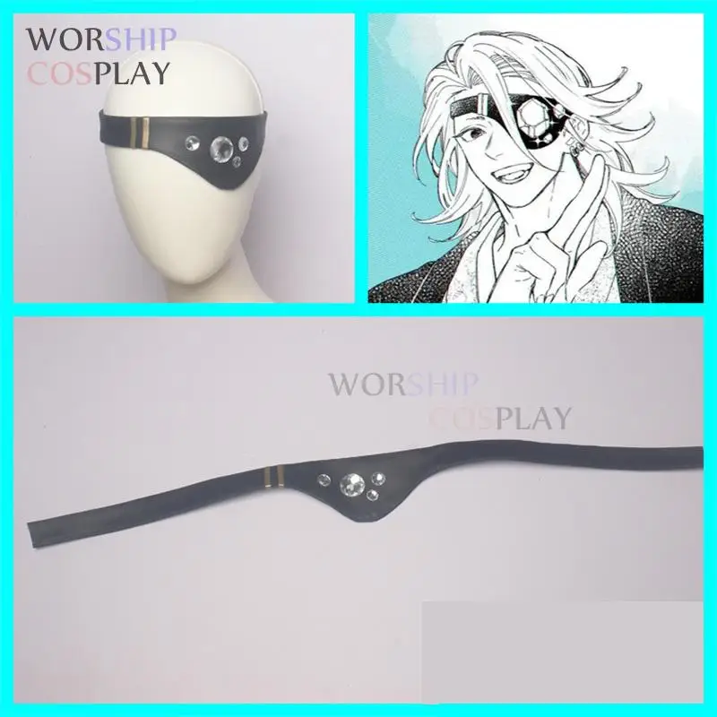 Kimetsu-no-Yaiba-Uzui-Tengen-parche-de-ojo-Cosplay-Anime-Demon-Slayer