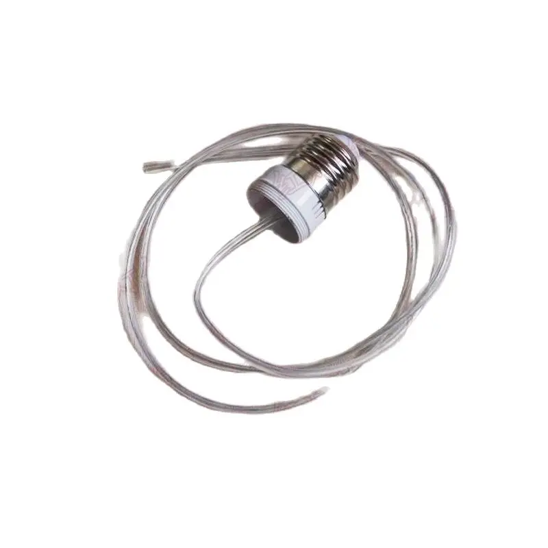 E14 E27 220V Lamp Holder Screw with Wire Plastic LED Lamp Base for Crystal Lighting Modification lamp bulb holder,lamp holder,lamp base,led lamp base