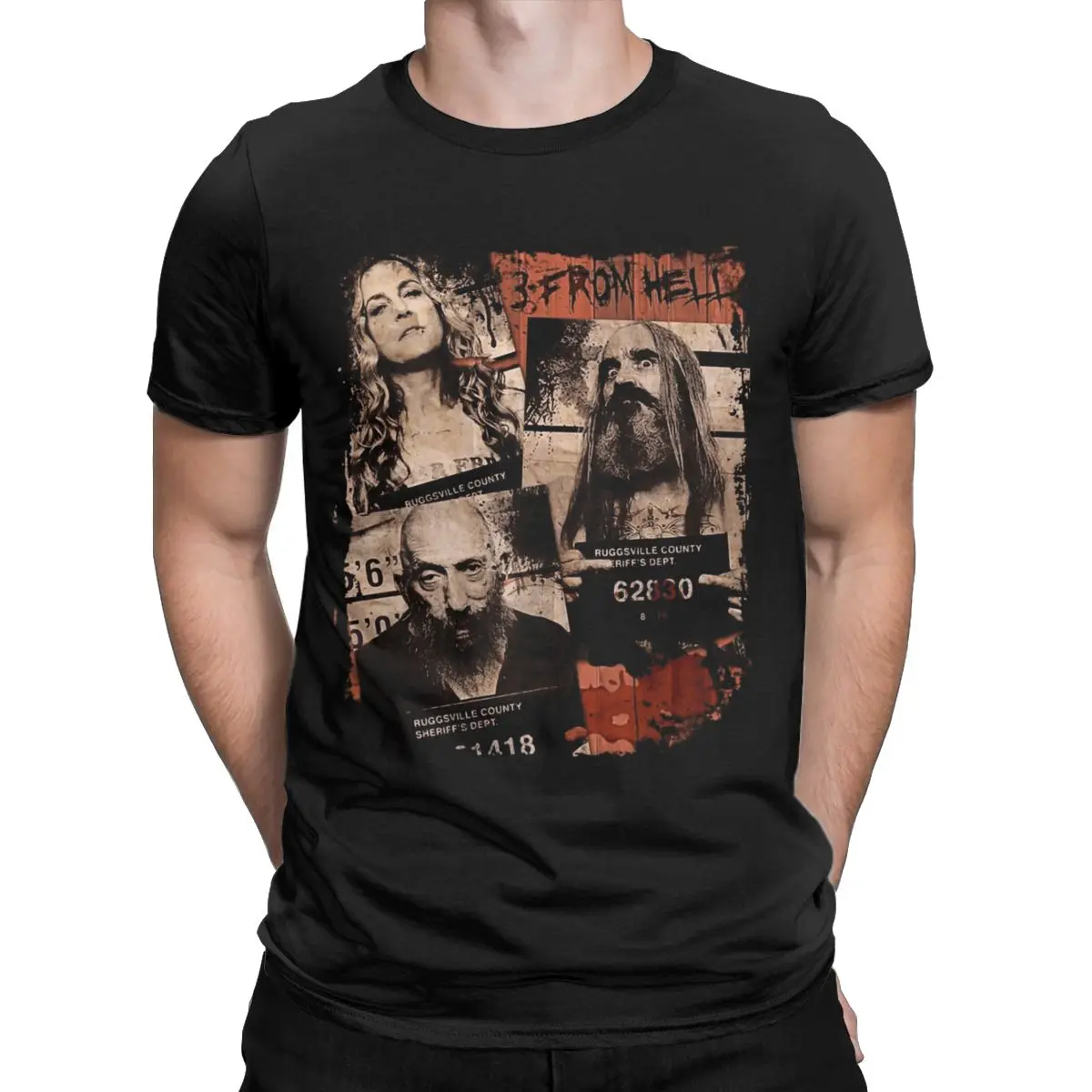 3 From Hell Horror Movie Classic T-Shirt – Otis, Baby, and Captain Spaulding