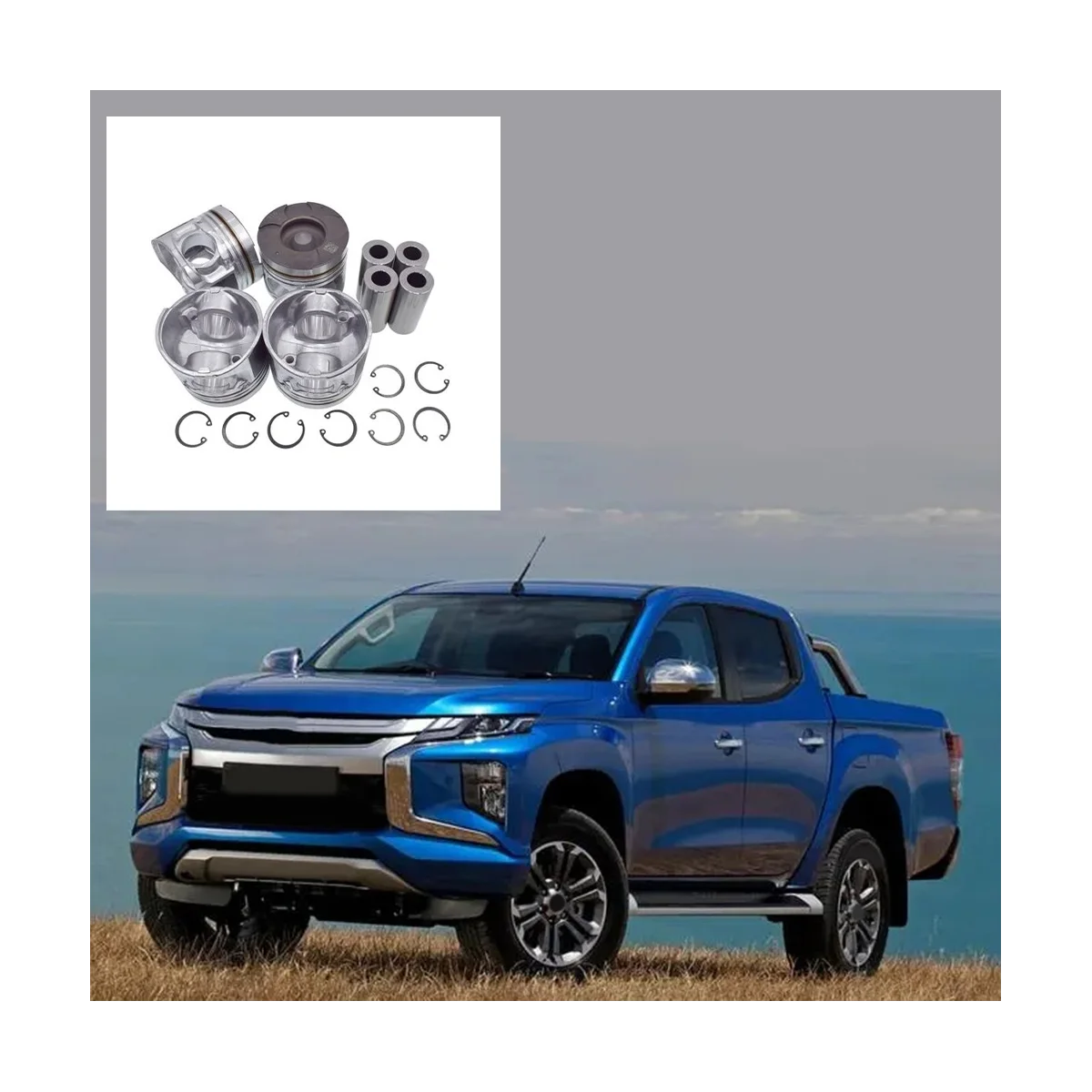 

Поршень и шпилька 1110A593 для Mitsubishi Triton L200 2,5 2005-2015
