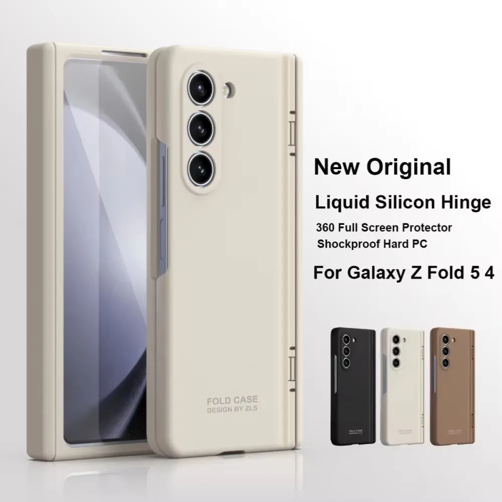 For Original Hinge Case For Samsung Galaxy Z Fold Liquid