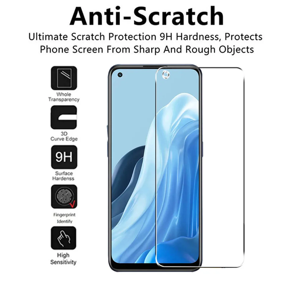 4-in-1 Protective Tempered Glass and Camera Lens Screen Protector
