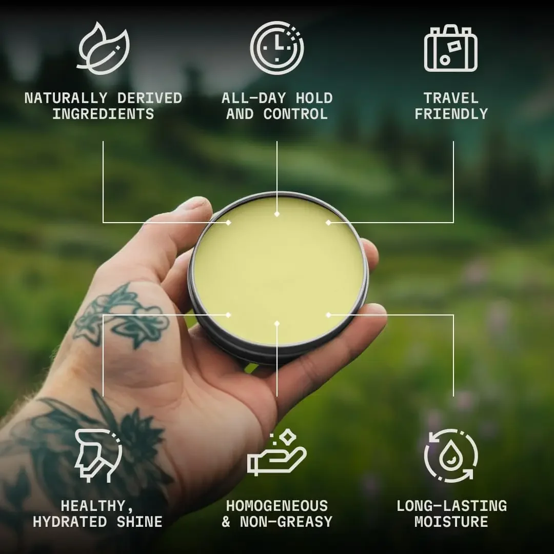 Natural Beard Balm Wax Beard Growth Oil Moisturizing Smoothing Beard Styling Professional Care Cream Skin Care - Image 3