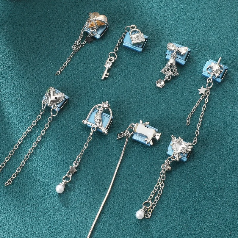 Zircon Pendant Italian Charm Stainless Steel Bracelet DIY Making